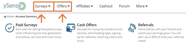 ySense como funciona. Ganhe dinheiro online.