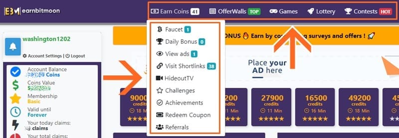 earnbitmoon como funciona