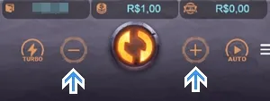 Defina o valor da aposta
