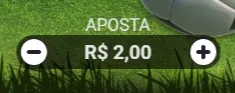 Defina o valor que deseja apostar