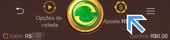 Defina o valor da aposta