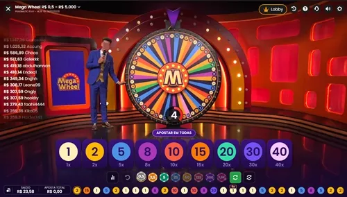 Como Jogar Mega Wheel Ao Vivo