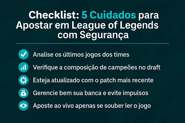 Cuidados para Apostar com Segurança