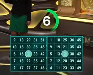 Aguarde o inicio do sorteio no Mega Bola da Sorte