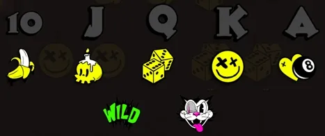 Simbolos e pagamentos do jogo