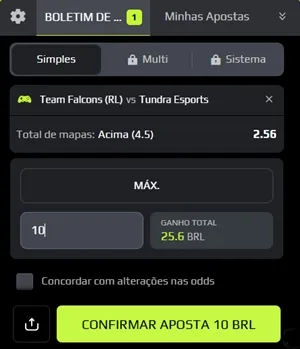 conclua sua aposta em Dota 2