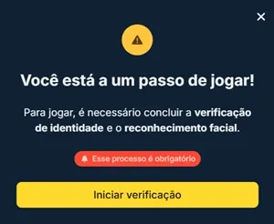 Confirme sua identidade para liberar todos os recursos da plataforma