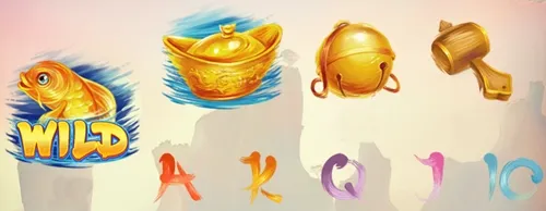 Símbolos e Pagamentos do slot Lucky Fortune Cat