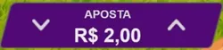 Defina o valor que deseja apostar por rodada