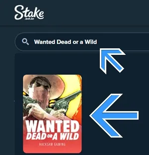 Localize o jogo dentro do cassino