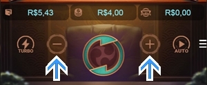 Defina o valor que deseja apostar por rodada