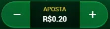 Defina o valor que deseja apostar por rodada