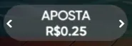 Defina o valor que deseja apostar por rodada