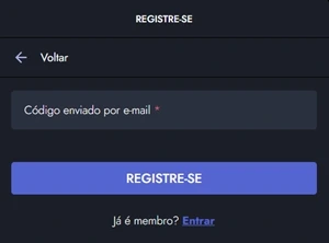 Confirmação por e-mail