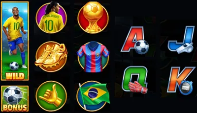 Ronaldinho Spins simbolos e pagamentos