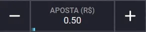 Defina o valor que deseja apostar por rodada