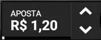 Defina o valor que deseja apostar por rodada