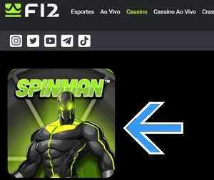 Localize o jogo dentro do cassino