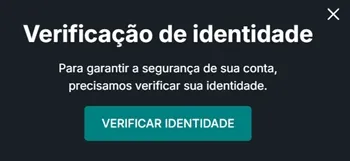Faça sua Verificação de identidade (KYC)