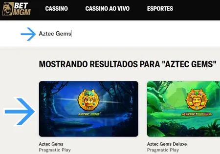 Localize o Jogo no Cassino