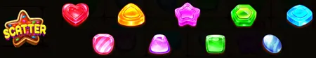 Candy Blitz simbolos e pagamentos
