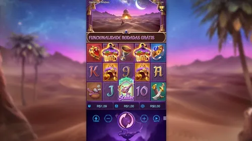Como jogar Genie’s 3 Wishes