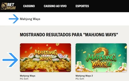 Localize o Jogo no Cassino