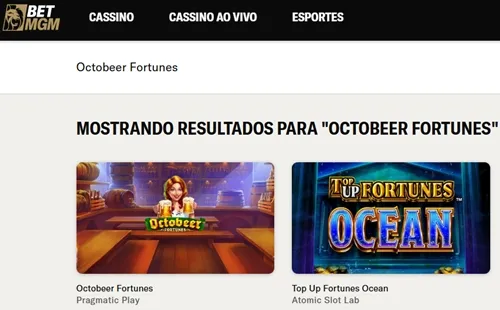 Localize o jogo no cassino